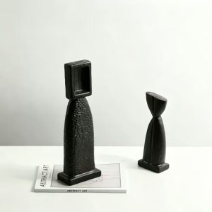 Wabi-sabi style antique-style ceramic art geometric ornaments for homestays, living rooms, entryways, and desktop decorations.