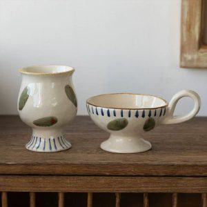 Handmade Sandy Clay Multi-Style Small Tableware Set
